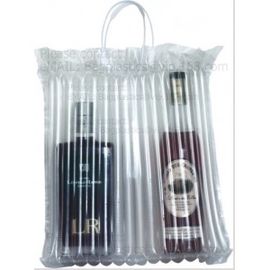 inflatable air bag for wine bottle, wine bottle air bag transport protective shock resistant cushion hand bag packaging, supplier