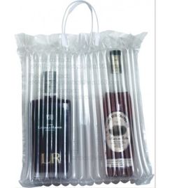 inflatable air bag for wine bottle, wine bottle air bag transport protective shock resistant cushion hand bag packaging, supplier