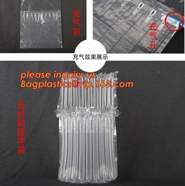 air cushion pillow bags, inflatable air filled pillow bag, shockproof recycable air pillow glass bottle bag, bagplastics supplier