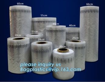 Inflatable packaging airbag roll, transportation packs, shipment packs, carton air cushion bags, customized size, types supplier