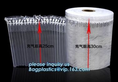 Inflatable packaging airbag roll, transportation packs, shipment packs, carton air cushion bags, customized size, types supplier