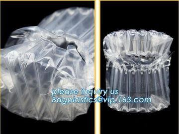 air cushion pillow bags, inflatable air filled pillow bag, shockproof recycable air pillow glass bottle bag, bagplastics supplier