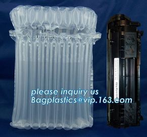 air cushion pillow bags, inflatable air filled pillow bag, shockproof recycable air pillow glass bottle bag, bagplastics supplier