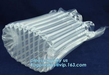 air cushion pillow bags, inflatable air filled pillow bag, shockproof recycable air pillow glass bottle bag, bagplastics supplier