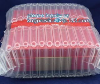 air cushion pillow bags, inflatable air filled pillow bag, shockproof recycable air pillow glass bottle bag, bagplastics supplier