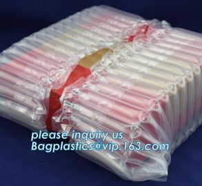 air cushion pillow bags, inflatable air filled pillow bag, shockproof recycable air pillow glass bottle bag, bagplastics supplier