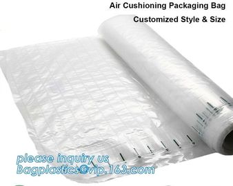 air cushion pillow bags, inflatable air filled pillow bag, shockproof recycable air pillow glass bottle bag, bagplastics supplier