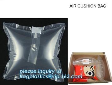 air cushion pillow bags, inflatable air filled pillow bag, shockproof recycable air pillow glass bottle bag, bagplastics supplier