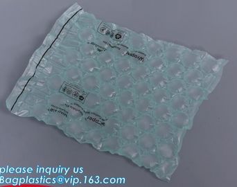 air cushion pillow bags, inflatable air filled pillow bag, shockproof recycable air pillow glass bottle bag, bagplastics supplier