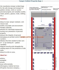 Care Security Bags Lok Security Bags Safe Security Bags Security Closure bags SECURITY BAGS &amp; ENVELOPES, BAGPLASTICS, BA supplier