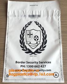 money locking security bag courier plastic bag, plastic self adhesive evidence bag/security bag, Temper-Evident Bags, De supplier