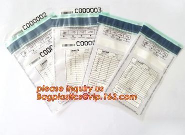 Bank Money Coin Pe Plastic Reusable Secure Seal Deposit Tamper Proof Evident Bag Manufacturer, money locking security ba supplier