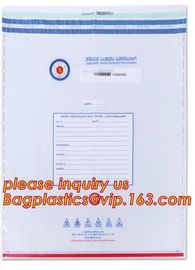 tamper proof sealing bags;security police bag;security bank coin bag, Custom Printed Self Adhesive Sealing Bank Money St supplier