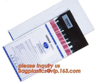 tamper proof sealing bags;security police bag;security bank coin bag, Custom Printed Self Adhesive Sealing Bank Money St supplier