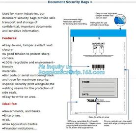 Care Security Bags Lok Security Bags Safe Security Bags Security Closure bags SECURITY BAGS &amp; ENVELOPES, BAGPLASTICS, BA supplier