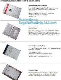 Care Security Bags Lok Security Bags Safe Security Bags Security Closure bags SECURITY BAGS &amp; ENVELOPES, BAGPLASTICS, BA supplier