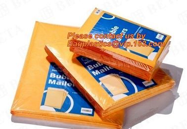 Envelope Bags Bubble Mailers Padded Envelopes Packaging Shipping Bags Yellow Kraft Bubble Mailing Bags, bagplastics, bag supplier