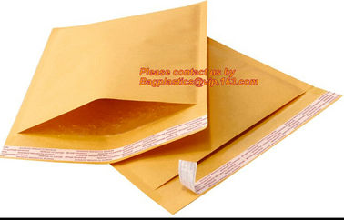 Envelope Bags Bubble Mailers Padded Envelopes Packaging Shipping Bags Yellow Kraft Bubble Mailing Bags, bagplastics, bag supplier