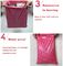 Tear Resistant Custom Unique Design Pe/Poly Ethylene Heavy Duty Poly Mailer Bag With Die-cut Handle, Mailers Self-Sealin supplier