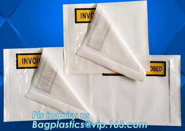 Clear Adhesive Back, Packing List / Shipping Label Envelope Pouches, seal envelope courier bag express custom mailing ba supplier