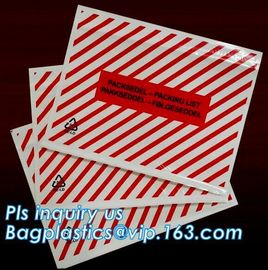 Clear Adhesive Back, Packing List / Shipping Label Envelope Pouches, seal envelope courier bag express custom mailing ba supplier