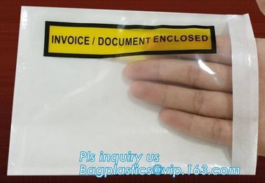 Clear Adhesive Back, Packing List / Shipping Label Envelope Pouches, seal envelope courier bag express custom mailing ba supplier