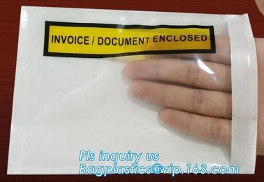 Clear Adhesive Back, Packing List / Shipping Label Envelope Pouches, seal envelope courier bag express custom mailing ba supplier