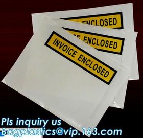 Clear Adhesive Back, Packing List / Shipping Label Envelope Pouches, seal envelope courier bag express custom mailing ba supplier