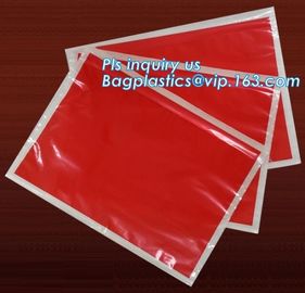 Clear Adhesive Back, Packing List / Shipping Label Envelope Pouches, seal envelope courier bag express custom mailing ba supplier