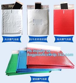 Custom Padded Envelope Jiffy Bags Tear Proof Pink Kraft Paper Air Bubble Mailers Manufacturer, Bubble Mailers Bags Paper supplier