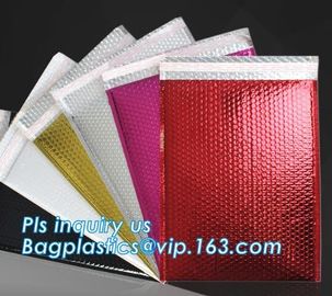 Custom Padded Envelope Jiffy Bags Tear Proof Pink Kraft Paper Air Bubble Mailers Manufacturer, Bubble Mailers Bags Paper supplier