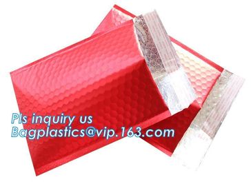 Factory customized waterproof poly mailers bubble padded envelope mailing bags for present shipping, bagplastics, bageas supplier