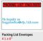 FedEx packing list envelope adhesive tape bag Pressure Sensitive zip lock packing list envelope, Post Fedex Plastic Expr supplier