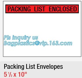 FedEx packing list envelope adhesive tape bag Pressure Sensitive zip lock packing list envelope, Post Fedex Plastic Expr supplier