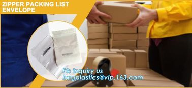 packing list envelope for AWB, packing list envelope mailing bag for express, Packing List Enclosed Envelopes, bagease supplier