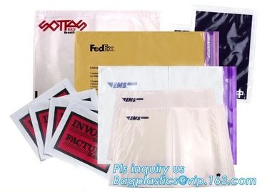 mailing packing list envelope for jewelry, blank mailing PE packing list envelope in stock, DHL Asia Pacifica Packing li supplier