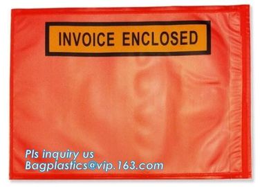 320x220mm Zipper lock packing list envelope, Brown Kraft Cardboard Paper Letter Packing List Mailing Envelope,pocket pac supplier