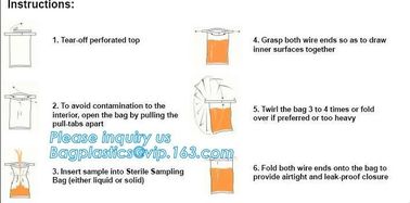 STETILE SAMPLING TWIRLEM BAG, STERILE BAG, ALLA FRANCE OMEGA Cole-Parmer SAINT-GOBAIN Nasco Burkard Dow Corning Nalgene supplier