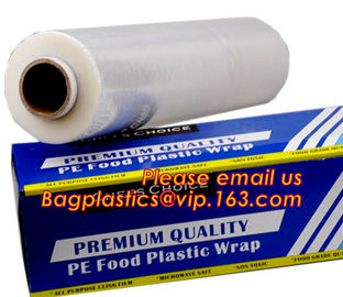 Plastic PVC Stretch Cling Film for Food Wrap, Good price pvc heat resistant static cling film for food wrap, bagease pac supplier