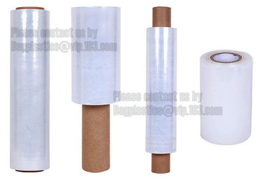 Hand Stretch Film Shrink Wrap 18&quot; x 1500 ft Shipping Clear Plastic Wrap, Cast Stretch Film Shrink Wrap film / LLDPE stre supplier