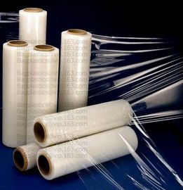 Transparent Plastic LLDPE Stretch Film With Moisture Proof, Pallet Stretch Wrap, LLDPE Stretch Film / Pallet Wrap Film / supplier