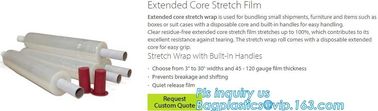 LLDPE Shrink Wrap Stretch Film Plastic Wrap - Industrial Strength Hand Stretch Wrap, Mini Stretch Wrap Film with Handle supplier