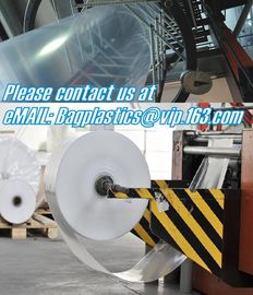 high barrier coex blown machine roll layflat tubing tubular film, plastic flexible roll colored transparent coex layflat supplier