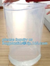 Chemical Resistant Water Proof Heavy Duty Round Bottom Cylinder,round square bottom inner drum rubbish bin liner plastic supplier