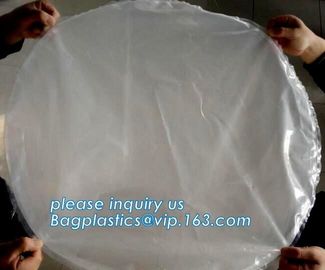 bottom unloading PE liner bag, round bottom bucket liner, plastic pail liner, circle round bottom liner for liquid and p supplier