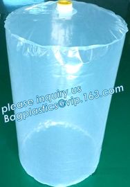 Plastic Drum Liners on Roll, Elastic Band Plastic Drum Covers, Round Bottom Plastic Drum Liners, round bottom, square bo supplier