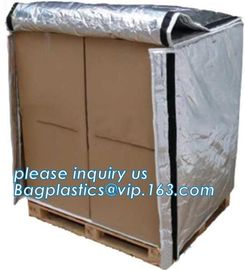 Aluminum Foil Bubble Insulation Material Vapour Battier Pallet Cover, Thermal insulated pallet blankets, supplier