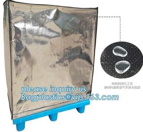 Aluminum Foil Bubble Insulation Material Vapour Battier Pallet Cover, Thermal insulated pallet blankets, supplier