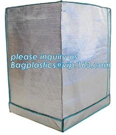 Reusable thermal insulated pallet covers, Thermal insulated pallet blankets, Radiant Barrier Foil Heat Resistance Bubble supplier