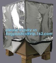 Reflective Bubble Foil Blanket for pallet cover, Thermal insulated pallet cover aluminum foil insulation bag container f supplier